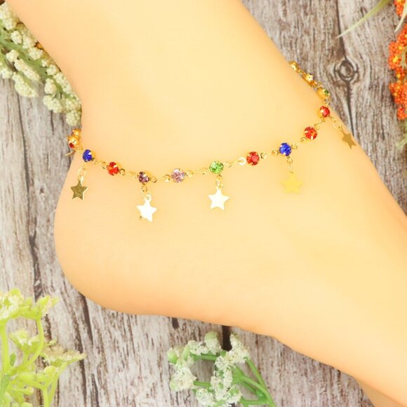 "Dainty Anklet for Women – Elegant Everyday Jewelry & Perfect Gift | MLCRC1304 - Picture 2 of 10